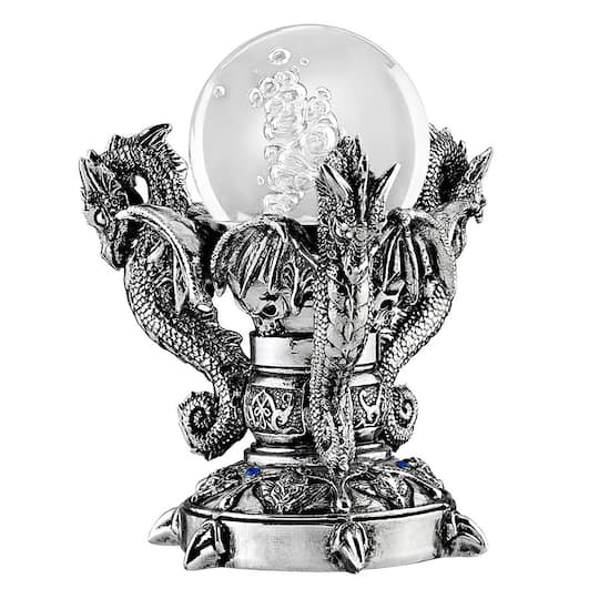 Design Toscano 5.5&#x22; Dragons of Corfu Castle Mystic Glass Globe